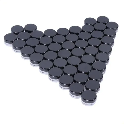 Tarro De Maquillaje Vacío De Plástico Para Muestras De Cosmé
