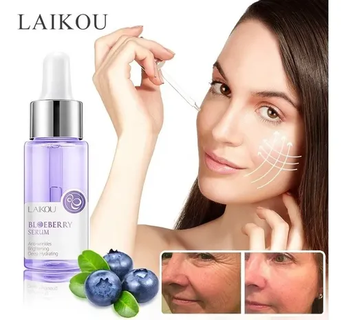 Serum Facial Arandanos Antiarrugas Reduce Poros Manchas New