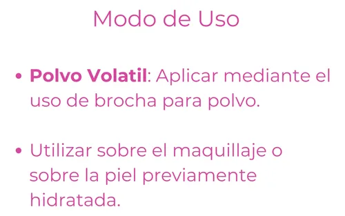 Polvo Volatil Traslúcido Mate Maquillaje Tono Lp 01 Idraet
