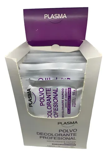 Polvo Decolorante Blondie Plasma Aclara 7 Tonos Caja 12u