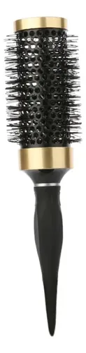 Pincel De Peluquería Barber De 4,5 Cm, Negro Y Dorado, 4,5 C