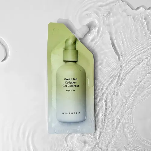 Hidehere Green Tea Collagen Gel Limpieza Facial Hh01 25ml 3c
