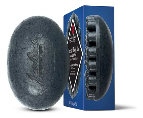Barra Corporal Soap Jack Black Charcoal Para Masaje, 140 Ml