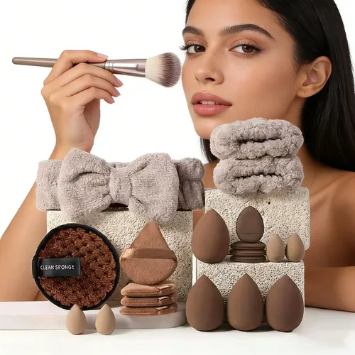 Set De 40 Brochas Maquillaje Profesional Herramients Suaves
