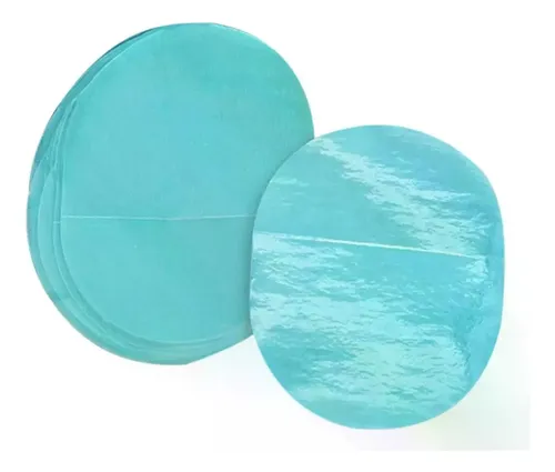 100 Uds. Cubiertas Impermeables Para O Dos, Gorros De Protec Azul Claro