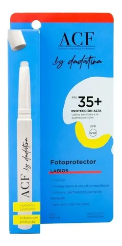 Acf By Dadatina Camuflaje Fotoprotector Labios Fps 35+