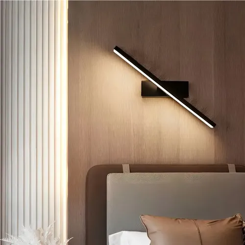 Luces De Espejo Negras Led, Luz Cálida, Luz Neutra.. K