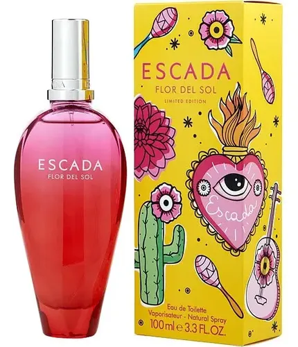 Perfume Flor Del Sol Para Mujer De Escada Edt 100ml