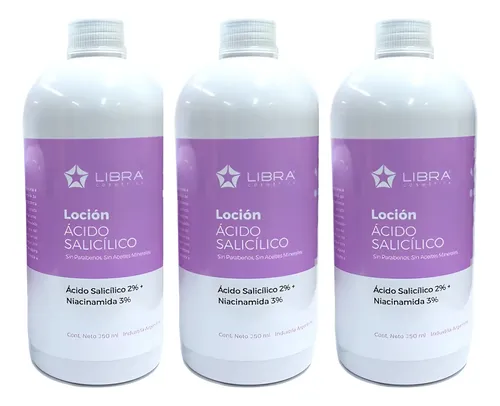 Loción Acido Salicílico 2% Niacinamida 3% 250ml Libra X 3u