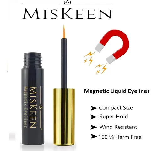 Delineador Magnético Miskeen Negro 4 Ml