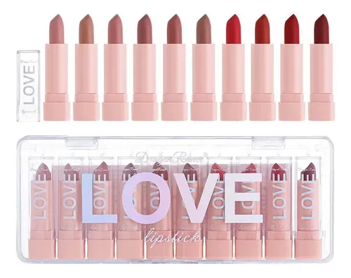 Set De Minipintalabios U 10 Skin Tone En Caja De Regalo,