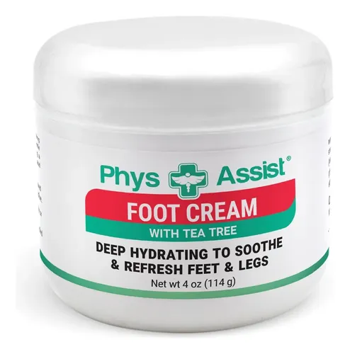 Crema Calmante Para Pies Y Piernas Physassist. Tarro De 4 Oz