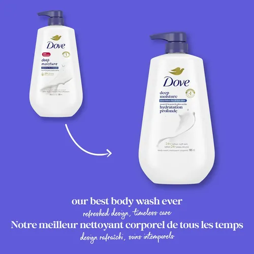 Jabón Líquido Corporal Dove Deep Moisture 2.7l 3 Unidades