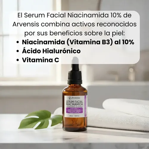 Sérum Facial Niacinamida Arvensis Control Sebo Poro B3 Full