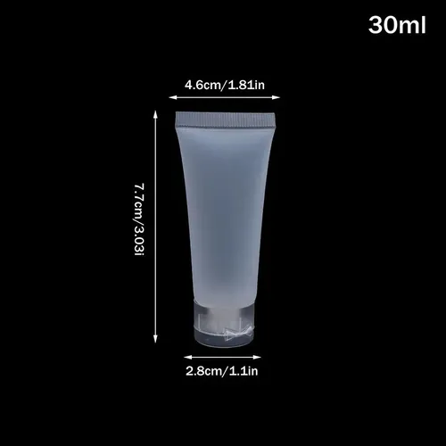 Paquete De 5 Envases De Loción Exprimible Y Rellenable Para
