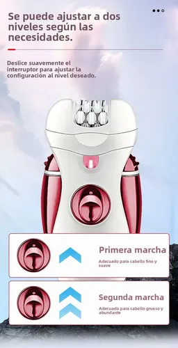 Depiladora Kemei 4 En 1 Luz Led Recargable Usb