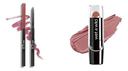 Set Delineador Y Labial Mate Wet N Wild Perfect Pout