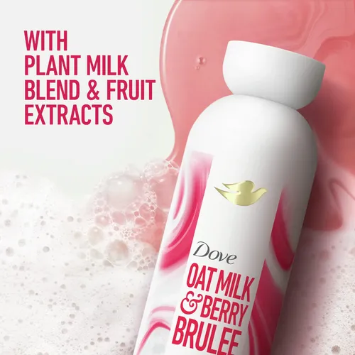 Gel De Baño Dove Plant Milk, Leche De Avena Y Bayas Brulee,