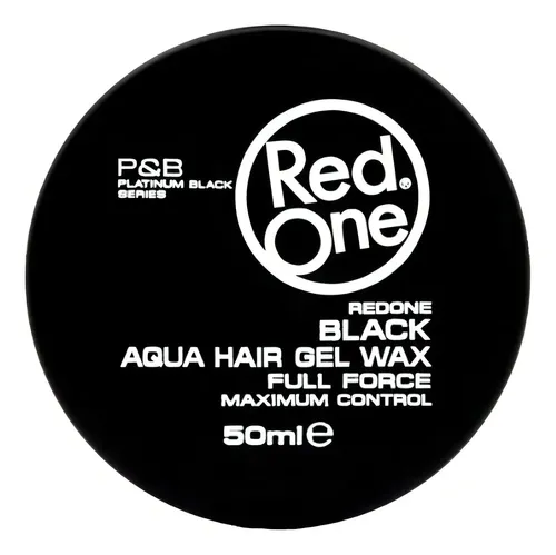 Cera Capilar Red One Aqua Hair Gel Wax Black 150ml