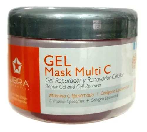 Gel Multi Mask Vitamina C Y Colageno Reparadora 250gr Libra