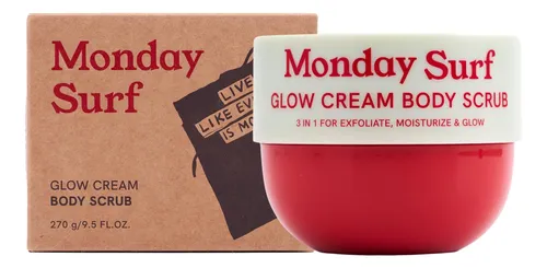 Exfoliante Corporal Monday Surf Glow Cream 280 Ml Con Aceite