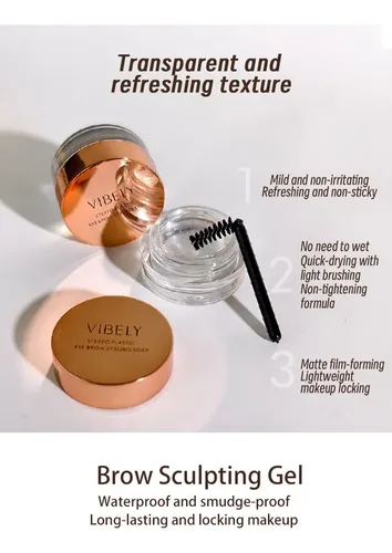 Cera Cejas Gel Fijador Moldeador Secado Rápido