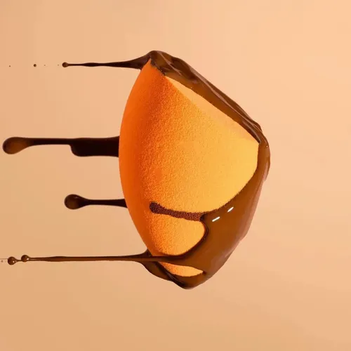 10 Piezas Esponja De Maquillaje Milagrosa Naranja Mediana