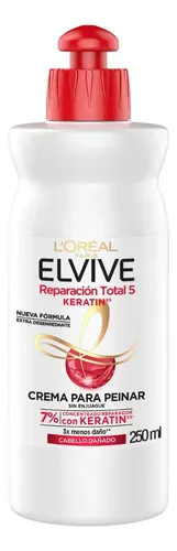 Crema para Peinar Elvive RT5 Keratin 250ml