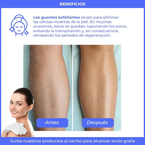 Guante Exfoliante Extra Suave 1 Unidad Nylon