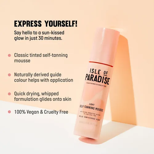 Mousse Autobronceadora Isle Of Paradise Light 200 Ml Vegan