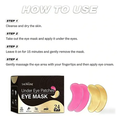 Mascarilla De Parches Para Ojeras Hidratante