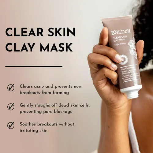 Clear Skin Clay Mask | Made With Sulfur For Deep Pore