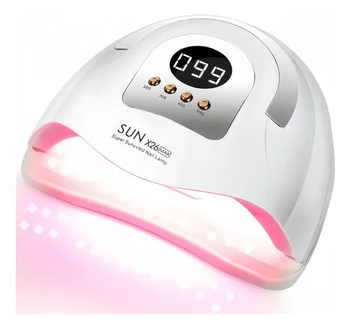 Lámpara Uv Led Para Uñas 380w Sensor Y 4 Tiempos
