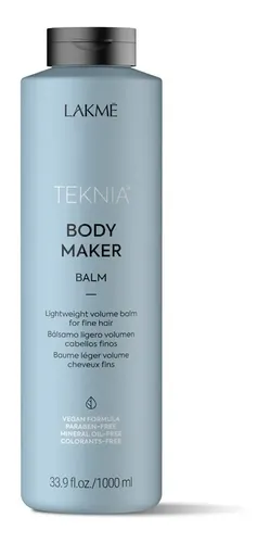 Bálsamo Voluminizador Cabellos Finos X1000ml Lakme