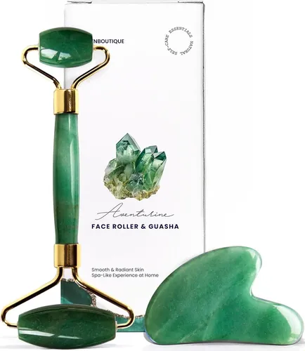Herramienta De Masaje Jade Roller Gua Sha Para El Cuidado De