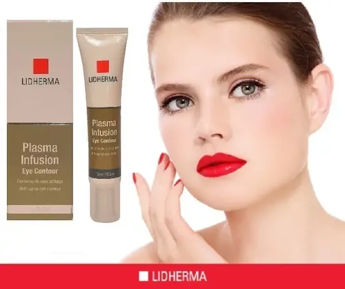 Crema Facial Lidherma Plasma Infusion Antiedad + contorno de ojos Apto Todo Tipo de piel