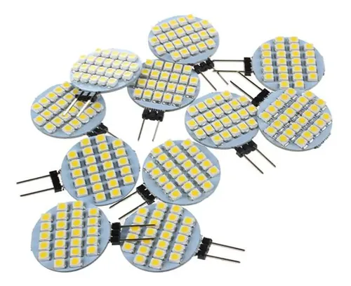 H. Luz Frontal De Espejo Led G4 12 V En Forma De Disco 12 *
