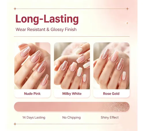 Akit De Pó Dip Azurebeauty 4x10g Rose E Nudess