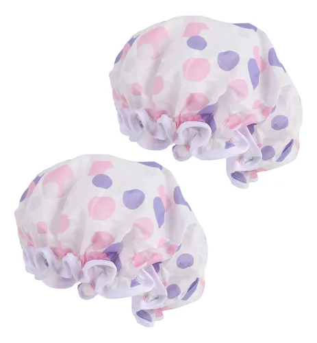 2 Gorros De Baño Impermeables Para Ducha