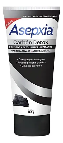 Asepxia Carbon Gel Exfoliante 120 Ml
