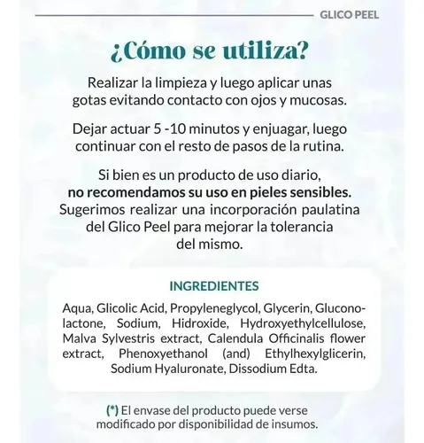 Biobellus Glicopeel Exfoliante Quim. 30ml