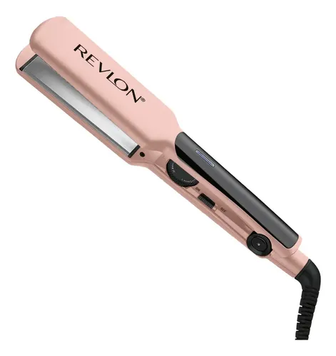 Plancha De Pelo Revlon 220° Placas 4.5 Cm Titanio Rosa