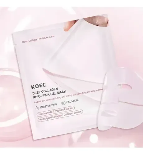 Mascarilla Facial Koec Deep Collagen Pink Gel X4