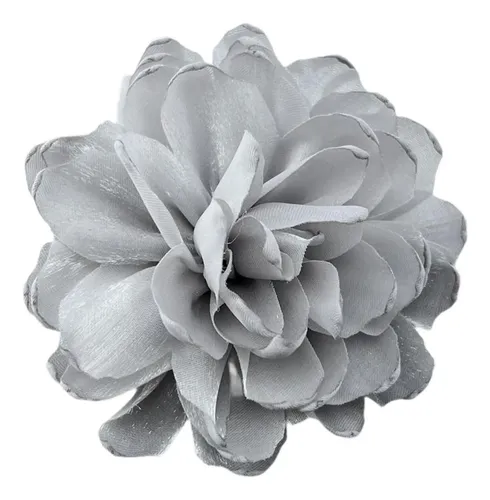3 Broche De Flores, Pinza Para El Pelo Con Flores, Gris