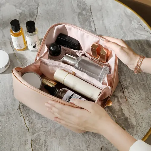 Bolsa De Cosméticos De Viaje De Gran Capacidad Para Maquilla