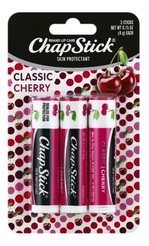 Pack x3 Bálsamo Protector Labial Classic Cereza ChapStick