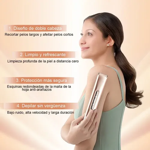 Depiladora Electrica Rasuradora Eléctrica For Mujer \