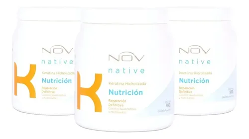 Kit X 6 Mascara Nutricion Keratina Hidrolizada Nov 980gr