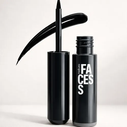 Natura Faces Delineador Color Y Precisión Negro 1205 3,5 Ml