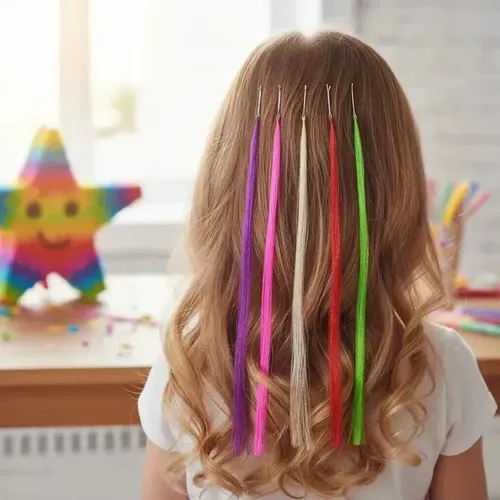 Souvenir X 25 Pelo Mechas Extension Spa Cumpleaños Infantil